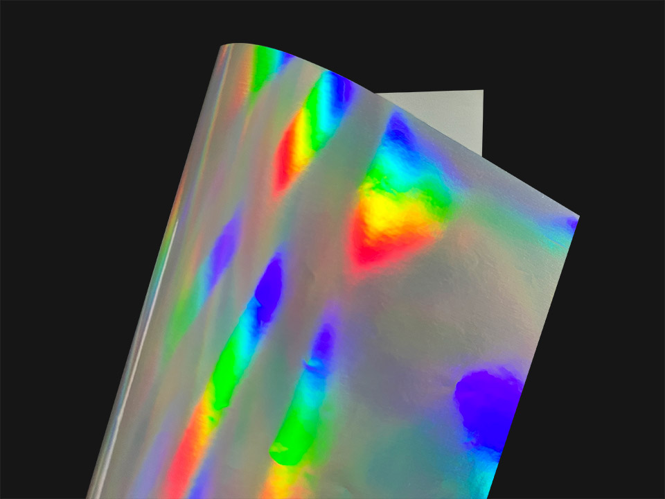 素面彩虹鐳射紙